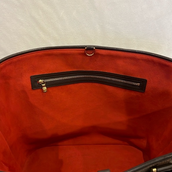 Authentic Louis Vuitton Ebene Manosque GM Damier Tote Bag - Picture 8 of 16